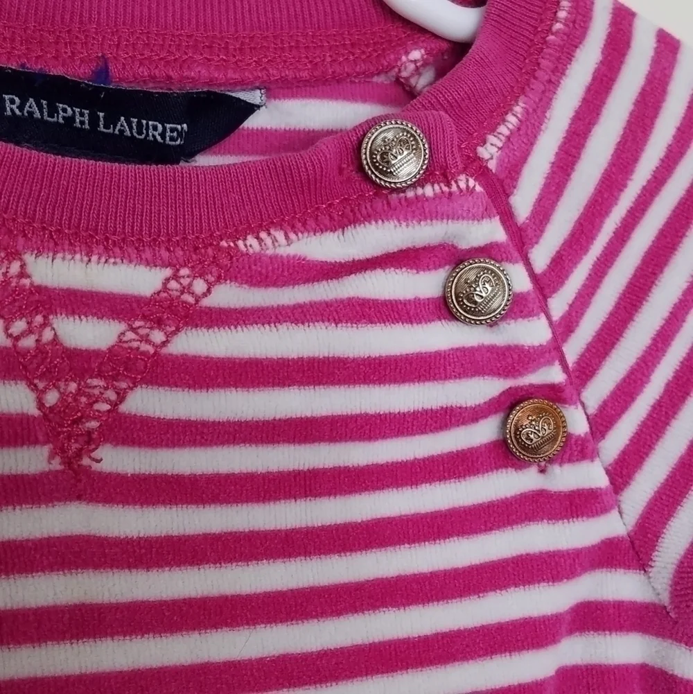 Ralph Lauren Velour Shirt Tunic Shirt 18m